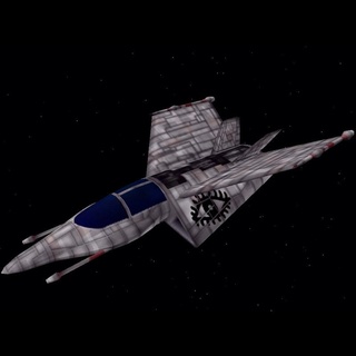 wing commander f-38 talon starship billion suns wing commander battlefleet starmada full thrust starfighter  3d print model - Mito3D