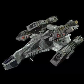 wing commander galaxy merchant ship starship billion suns battlefleet starmada full thrust starfighter 3d print model - Mito3D