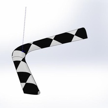 profilo alare boomerang 110 strumento di caccia aria libero 3d print model - Mito3D