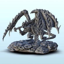 winged beast sword - darkness chaos medieval age sigmar fantasy warhammer game necro zombie modern figures dark thumbnails figurine demon devil land games accessories tabletop 3d print model - Mito3D