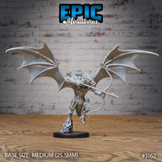 winged half dragon bow evil dragonborn warrior draconic war lizard reptile servant dragonkin drake army dnd tabletop pre-supported epic-miniatures dungeon rpg fantasy stl miniature roleplaying dragon draconic drake dragonborn warrior lizard reptile winged army bow  3d print model - Mito3D