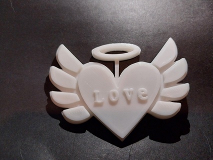 winged heart valentinexcults art jewelry love key rings keychan 3d print model - Mito3D