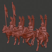 winged hussar miniatures game horse cavalry polish history historical rpgminiature rpg kow kingsofwar miniature tabletop 3d print model - Mito3D