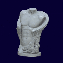 ailé Masculin torse 3 3d print model - Mito3D
