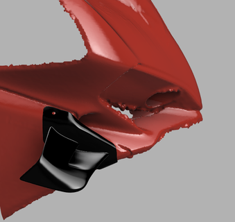 winglets panigale 1299 v4 style 3d print model - Mito3D