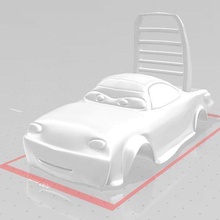 wingo sanat araba karakter pixar toplama oyuncaklar 3d print model - Mito3D