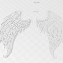 wings art fly angel 3d print model - Mito3D