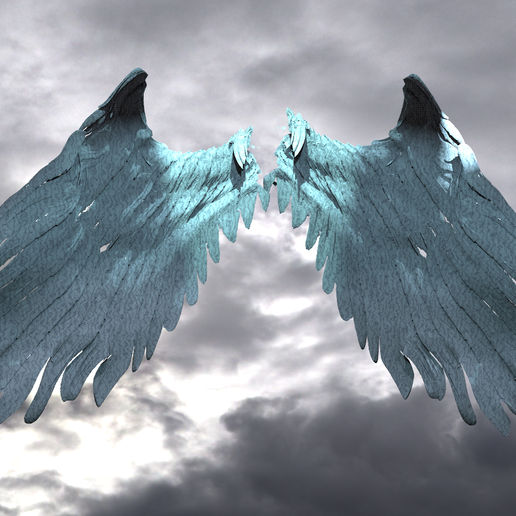 wings atlantis 3D print model - Mito3D