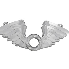ailes pendantes impression 3d modèle bijoux 3dprinting le charme les plumes or voyage journeyer pendentifs d'argent cadiaan 3d print model - Mito3D
