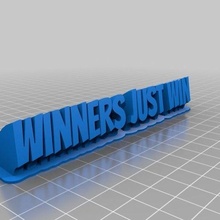 winners win - 02 customized office 3d print model - Mito3D