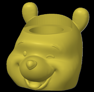 winnie-pooh mate 3d print model - Mito3D