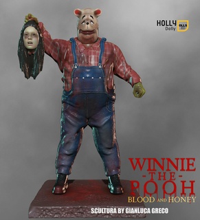 Winnie Blut Honig Kunst Spielzeug sperren Grusel Halloween 3d print model - Mito3D