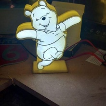Winnie luminária 3d print model - Mito3D