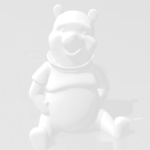 winnie pooh divers l'ourson de disney 3D print model - Mito3D