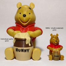 winnie pooh - mmu various cartoon animal bear 3d print model - Mito3D