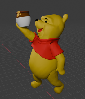 Winnie pooh çeşitli ousron bal tencere Fincan burtik Tigrou domuz hindistan cevizi tavşan kaplan Eeyore yavrusu kanga guru ayı 3d print model - Mito3D