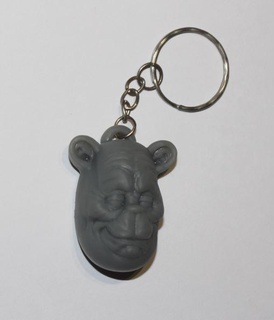 winnie pooh blood honey key ring keychain porte-cl art terror halloween children funy 3d print model - Mito3D