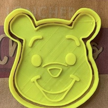 winnie pooh cookie cutter set home biscuits 3d print model - Mito3D