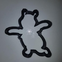winnie pooh cookie cutter home bear 3d print model - Mito3D