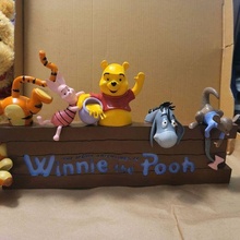 Winnie pooh Disney World Zeichen Kunst Mauer Disneyland 3d print model - Mito3D