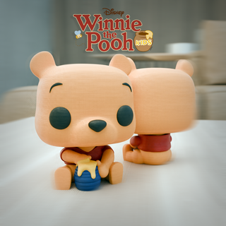 Winnie pooh funko pop 3d print model - Mito3D