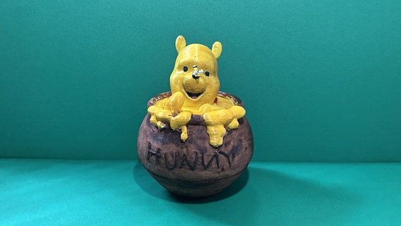 Winnie pooh miele pentola giocattoli 3d print model - Mito3D