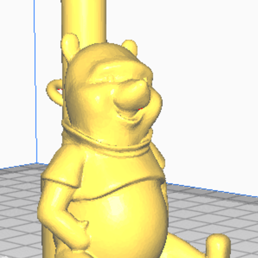 Winnie pooh bocal Disney Yeggi 3D print model - Mito3D