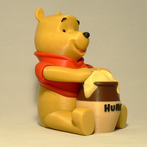 winnie pooh suave varios oso 3D print model - Mito3D