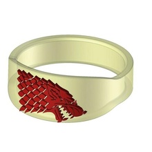 inverno chegando trono anel conjunto jóia jogos of trovão is 3d print model - Mito3D