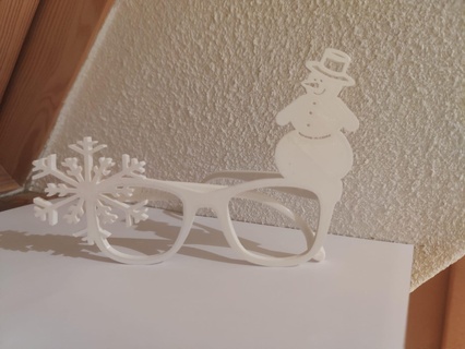 winter snow glasses mtprintmodels selfmade party christmas xmas merrychristmas christmastime christmasgifts santa christmasiscoming christmasdecorations christmaslights gift santaclaus december 3d print model - Mito3D