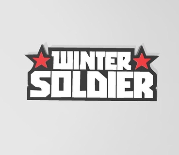 Winter Soldat Logo Wunder Super Held 3d print model - Mito3D