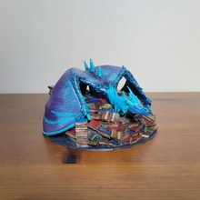 inverno Wyvern dota 2 arte exibição Dragão arrumado escultura esculturas 3d print model - Mito3D