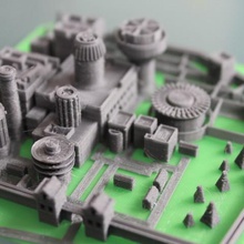 kıştepesi mimarlık 3d kale şehir fantezi oyun thrones model tv bina yapıları 3d print model - Mito3D