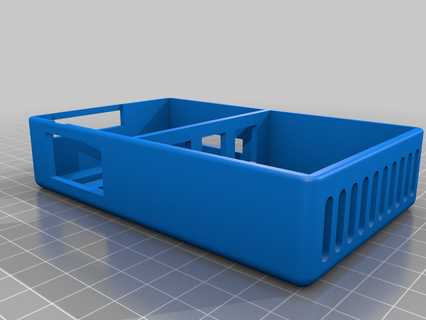 wio terminal + battery pack general-purpose case chassis project box wioterminal electronics 3d print model - Mito3D