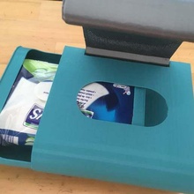 limpie la caja - boite lingette casa 3dkit cuadro &asepulcro las toallitas húmedas los contenedores 3d print model - Mito3D