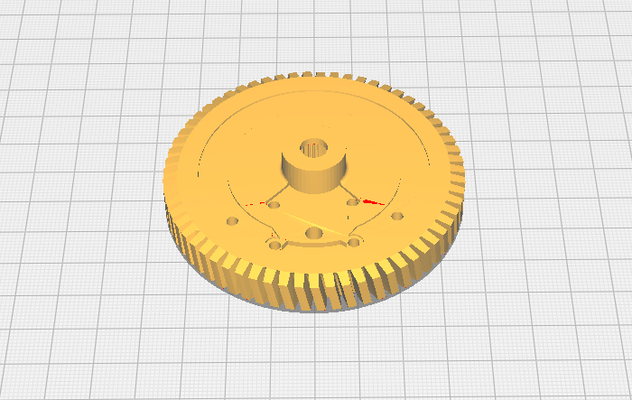 wiper sprocket gadget 3d print model - Mito3D