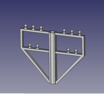 wire holder forca típica velho sncb pólos modelo trilho ho sncf trem bonde ônibus Bélgica França 1 87 casa construção 3d print model - Mito3D