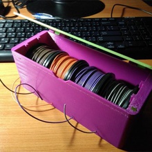 wire dispenser box v 1 tool - Elektronik Draht-box Werkzeug-Halter-Boxen 3d print model - Mito3D