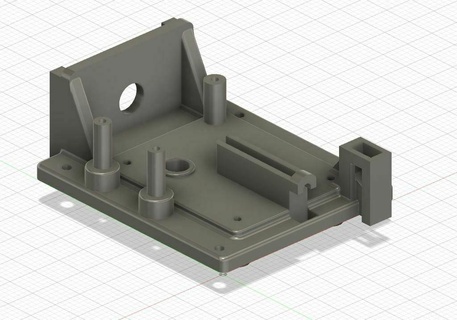 wire feeder support migmate 130dp mig welder parts 3d print model - Mito3D