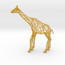 wire giraffe art tour 3d print model - Mito3D