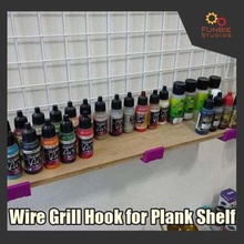 wire grill hook plank shelf home 3d print model - Mito3D