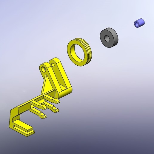 Tel kılavuzu çeşitli iplik alfawise u20 3D print model - Mito3D