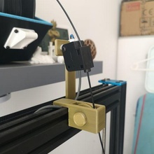 cable guía rail + bobina sensor soporte artillería sildwinder x1 mejoramiento mejora apoyo final of 3d print model - Mito3D