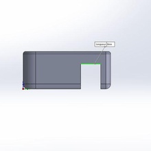 Draht-Führer 8mm tool geeetech i3 prusa thread guide 3d print model - Mito3D