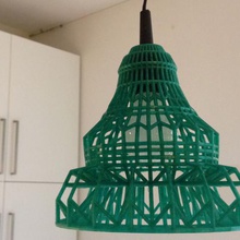 02 Tel lamba ev gölge ışık lampe maison dekor iç tasarım kordon 3d print model - Mito3D