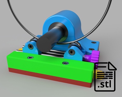 Draht Ring Walze Rolle Hersteller rollen DIY 3d print model - Mito3D