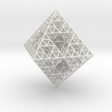 alambre de sierpinski octaedro art matemáticas 3d print model - Mito3D
