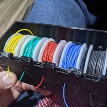 câble bobine alimentation boîte mangeoire titulaire soutien gestion loisir 3d print model - Mito3D