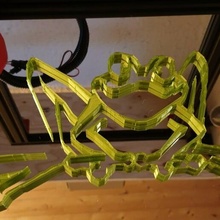 filaire grenouille 3d print model - Mito3D
