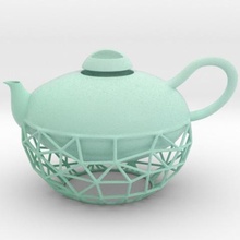 wired teapot home 3d print model - Mito3D